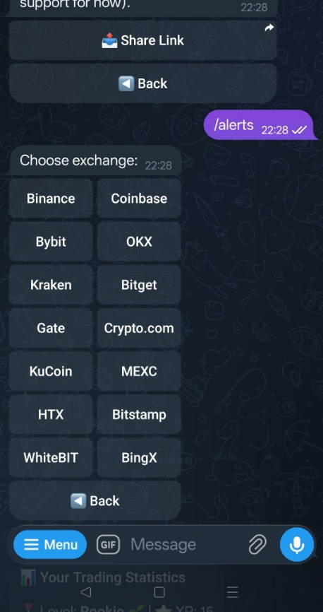 Referral program and 14 read-only exchanges